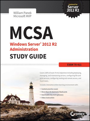 cover image of MCSA Windows Server 2012 R2 Administration Study Guide